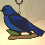 Indigo Bunting Suncatcher