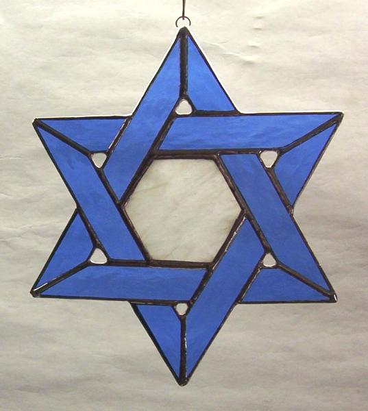 Star of David suncatcher