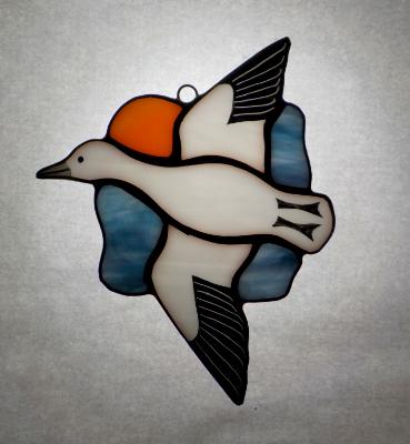 Snow Goose in flight