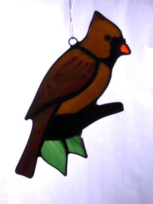 Female Cardinal Sun Catcher