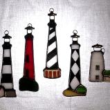 Set of Outer Banks Lighthouse Ornaments