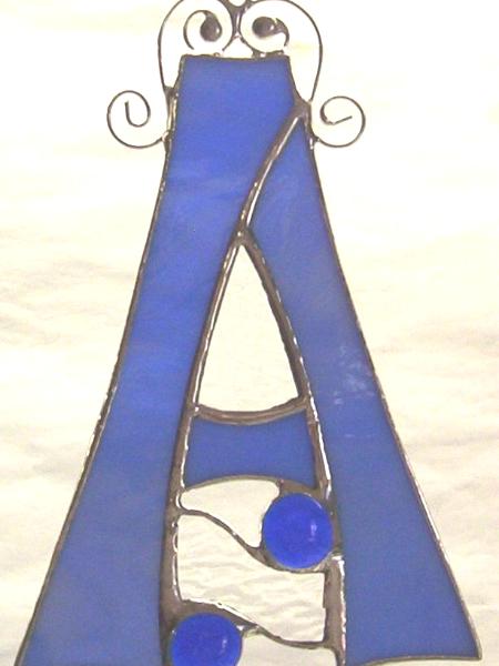 Stained Glass Letter A ~ Any Color