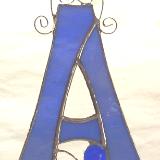 Stained Glass Letter A ~ Any Color