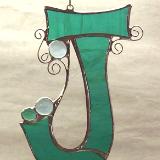 Stained Glass Letter J ~ Any Color