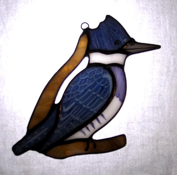 Belted Kingfisher Suncatcher Belted Kingfisher Suncatcher