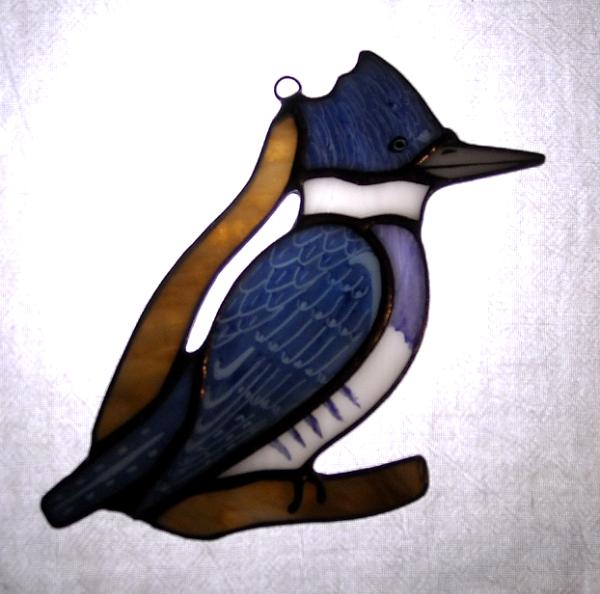 Belted Kingfisher Sun Catcher