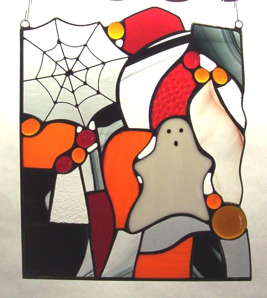Boo (Haloween Stained Glass)