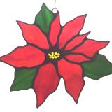 Poinsettia suncatcher