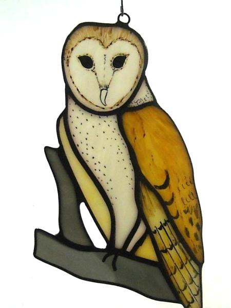 Barn Owl Suncatcher