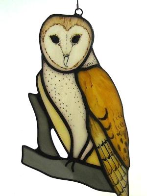 Barn Owl Suncatcher