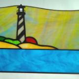 Small Hatteras Lighthouse Sunset Panel