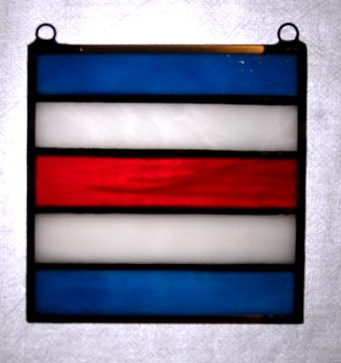 Nautical Flag Sun Catcher Letter C