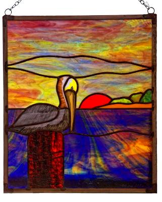 Brown Pelican Sunset