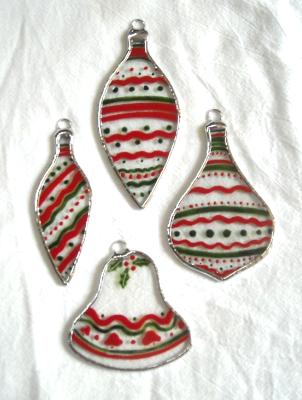 Hand-Painted Christmas Ornaments