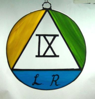 Alcoholics Anonymous Symbol with year and initials