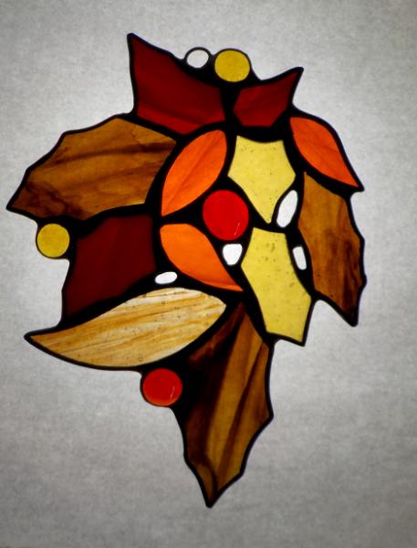 Autumn Leaves  One of a Kind Sun Catcher