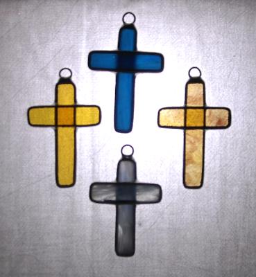 Set of 4 small crosses