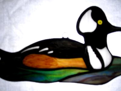 Hooded Merganser Duck Sun Catcher