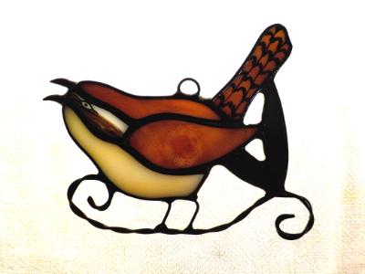 Carolina Wren Sun Catcher