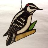 Downy Woodpecker Suncatcher